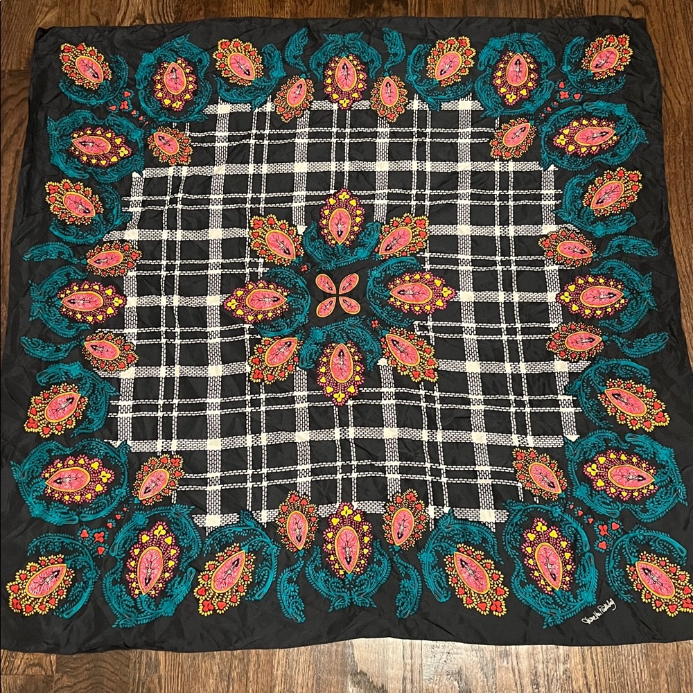 Diane von Furstenberg Vintage Silk Paisley Scarf